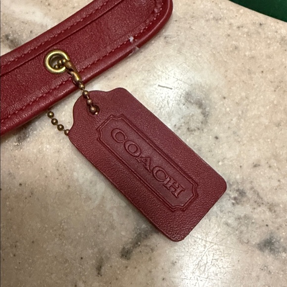 Vintage (2004) Coach Red Leather Legacy Hobo Crossbody Bag Purse No. G040-9136 - Picture 16 of 16